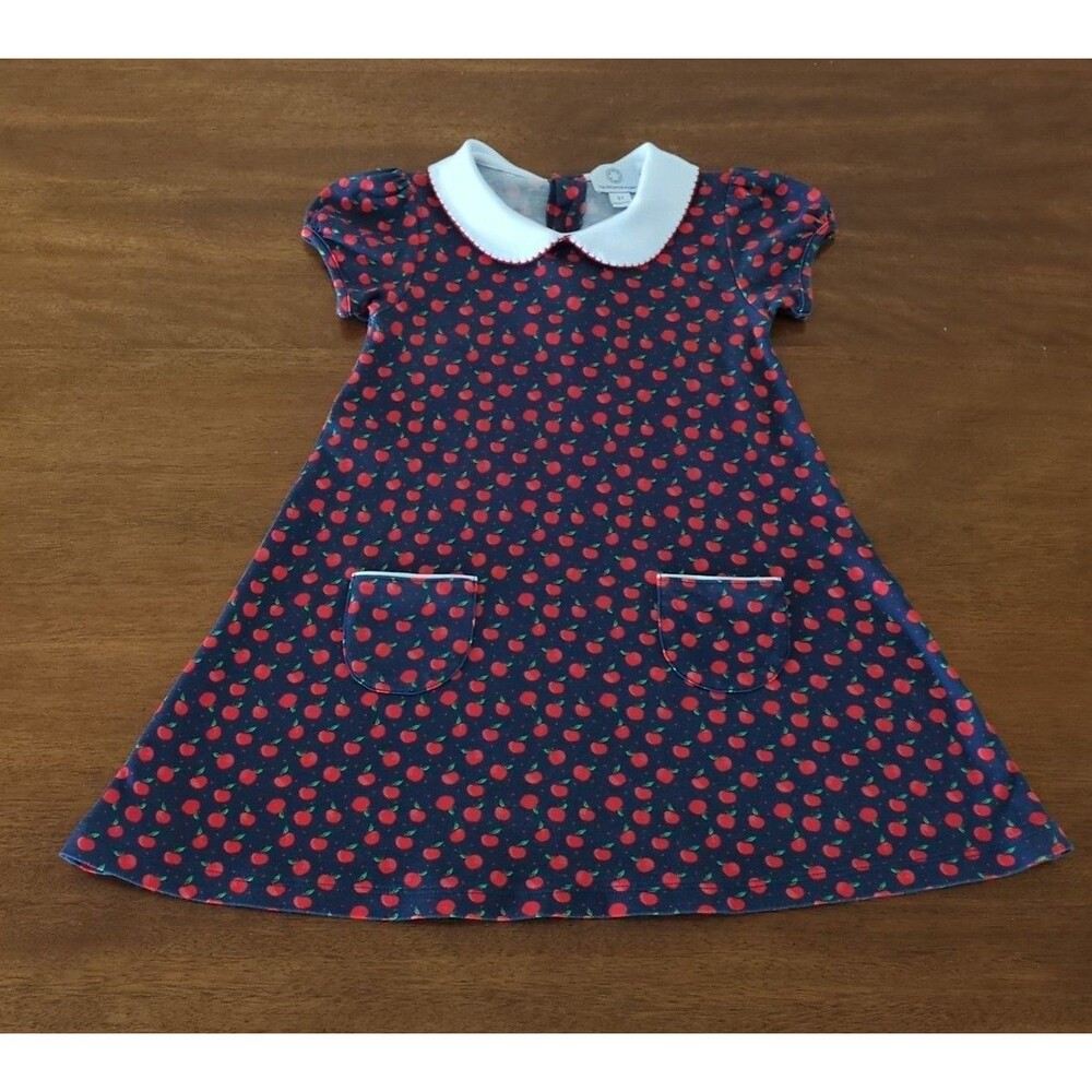 The proper peony Girls Archer Apple Aline Dress size 5Y GUC
